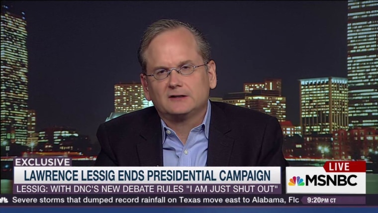 Lawrence Lessig On Critical Campaign Issue