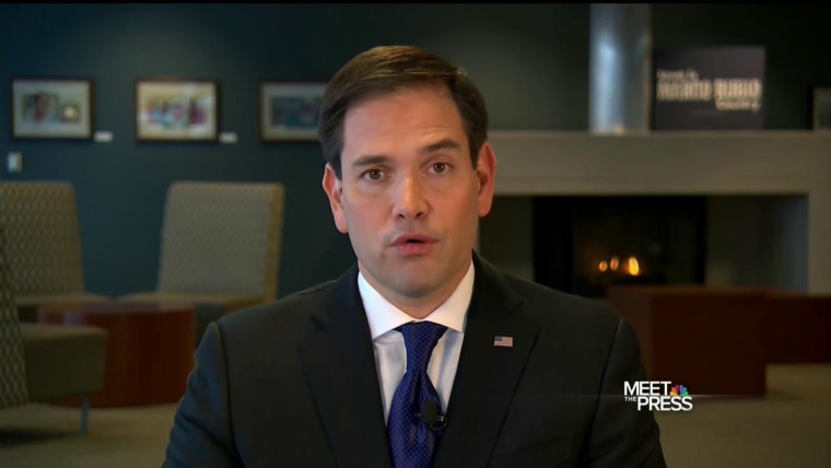 Rubio on 'New York Values' Remark: Cruz Didn't Say That When He Was Raising Money There