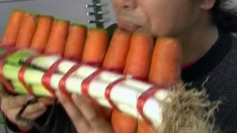 Vegetable musical instruments top