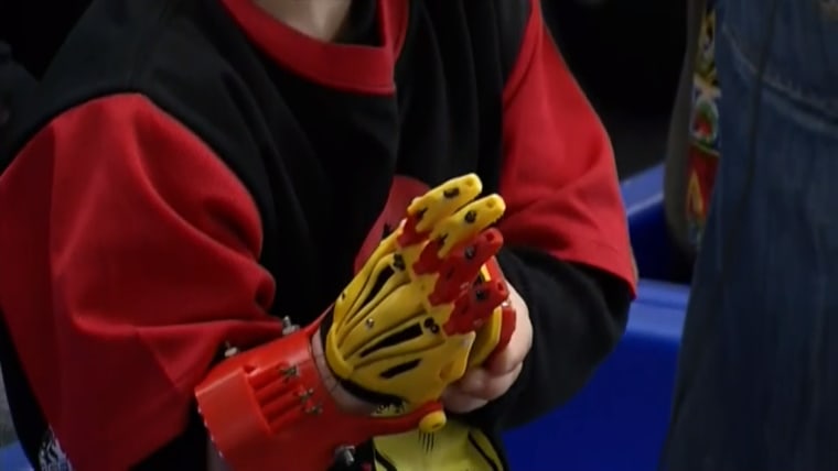Students Design 3-D 'Iron Man' Hand For Ohio Boy