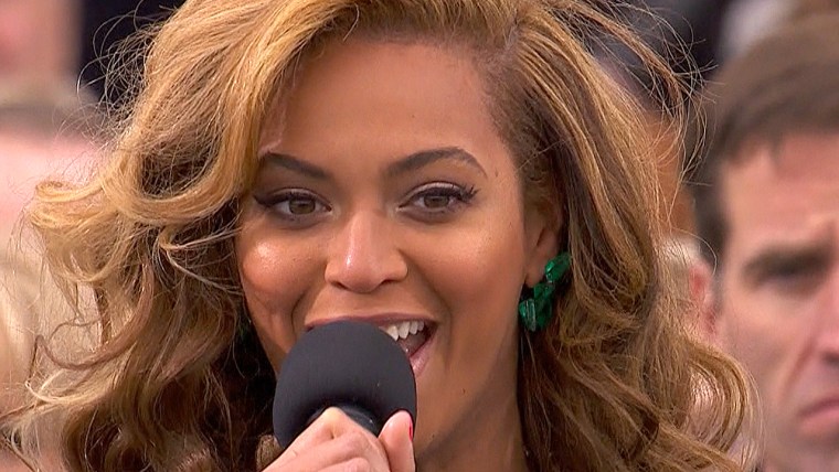 Beyonce lip-synced at inauguration