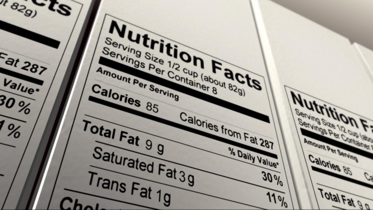 New food labels show how much you need to exercise to burn off calories