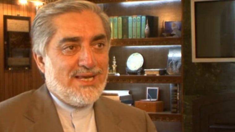 Afghan Frontrunner: Fraud is Bigger Worry than Violence
