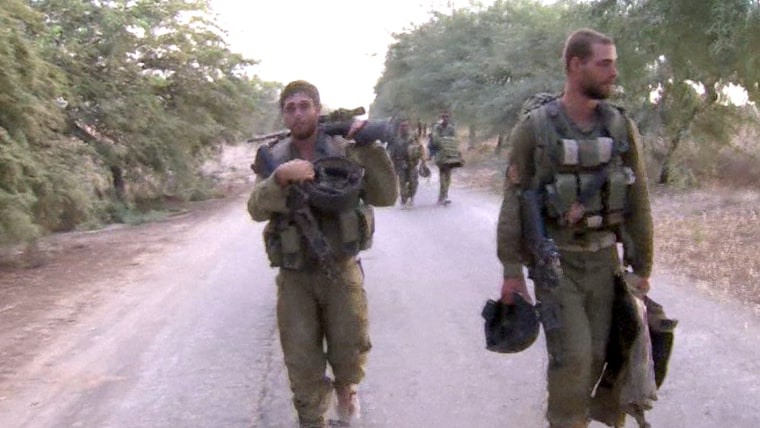 Jubilation as Israeli Soldiers Claim Victory