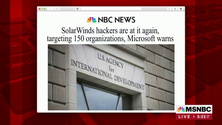 Solarwinds Hackers Are At It Again Targeting 150 Organizations Microsoft Warns