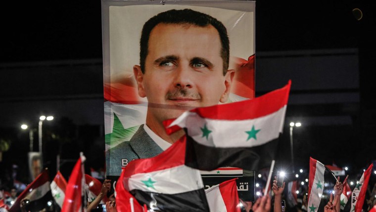 Syrian President Bashar Al-Assad Wins Election In Landslide