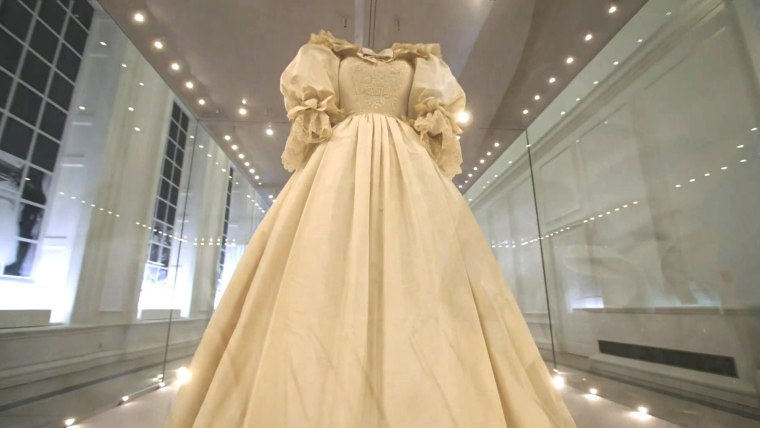 Princess Diana's Wedding Dress Steals Show at Exhibition for Royal Family's  Designers