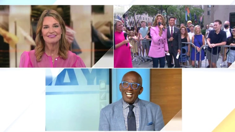 Al Roker gets sweet birthday serenade from the crowd on the TODAY plaza