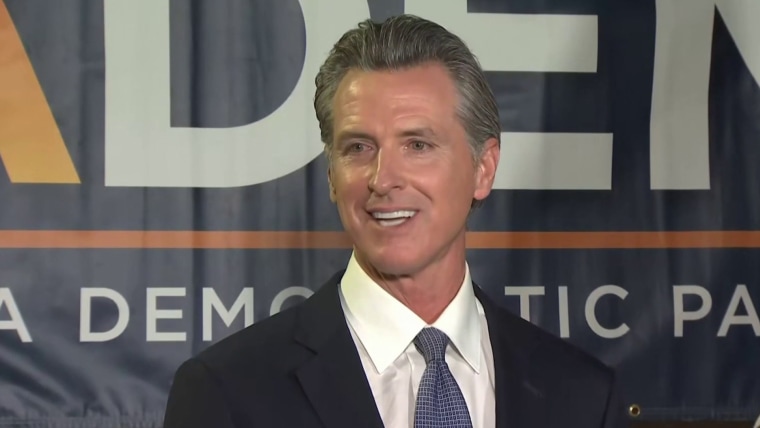 Newsom cruises to victory in recall election, will stay in office, NBC News  projects