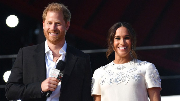 Meghan Markle and Prince Harry appear at Global Citizen Live