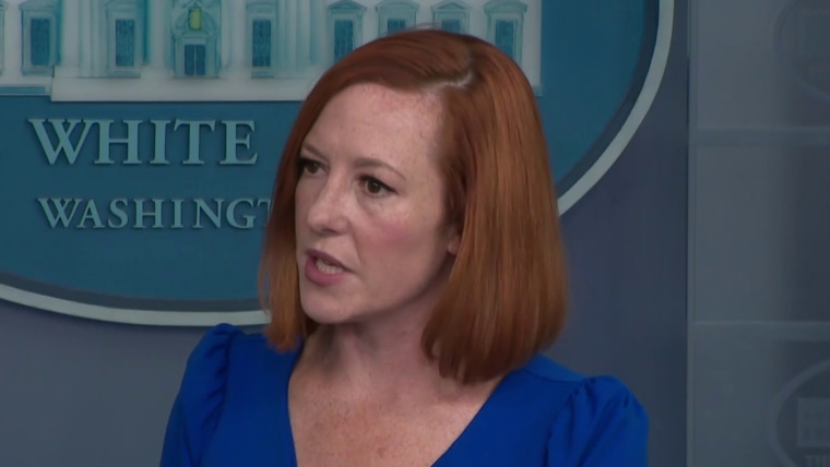 White House press secretary Jen Psaki tests positive for Covid - NBC News