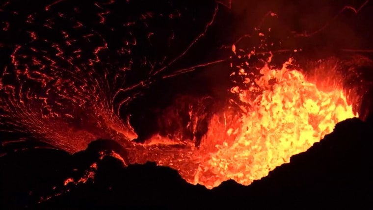 Lava Flows From Hawaii's Kilauea Volcano Three Weeks After Eruption