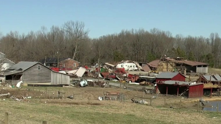 Small Kentucky town reeling after 11 killed in tornado disaster