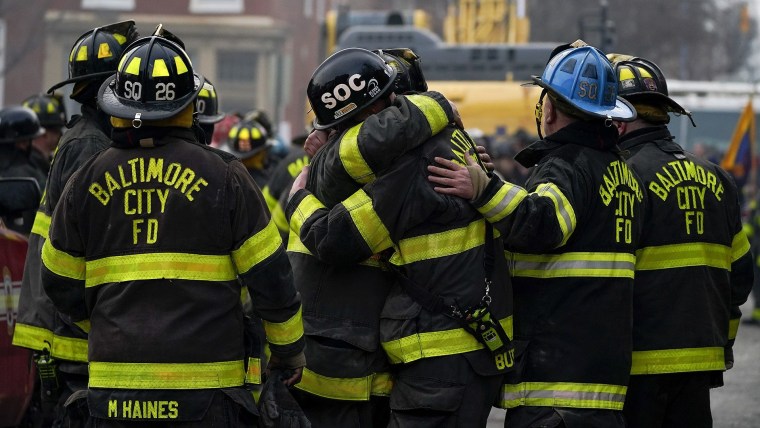 3 firefighters killed in Baltimore house fire