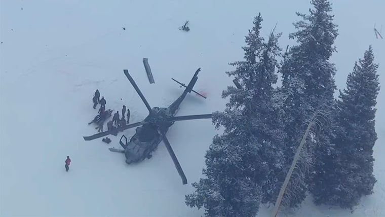 Black Hawk helicopters crash Utah