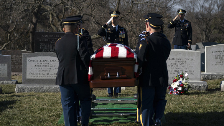 Bob Dole Laid To Rest At Arlington National Cemetery