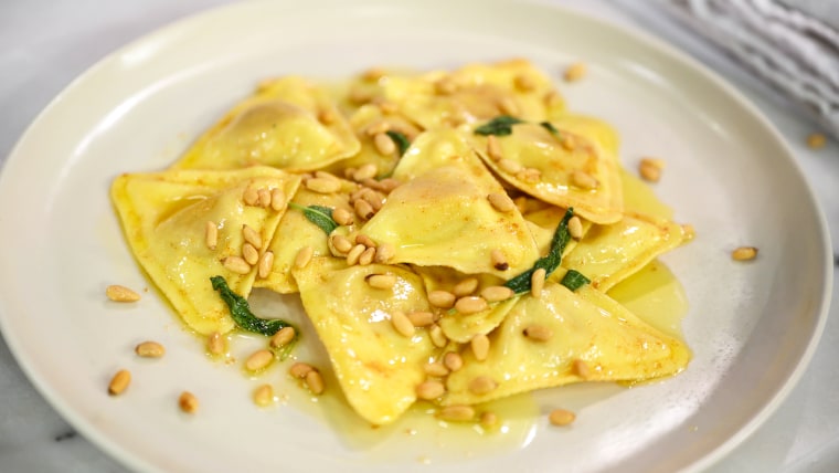 Butternut Squash Ravioli with Sage Brown Butter Sauce Recipe