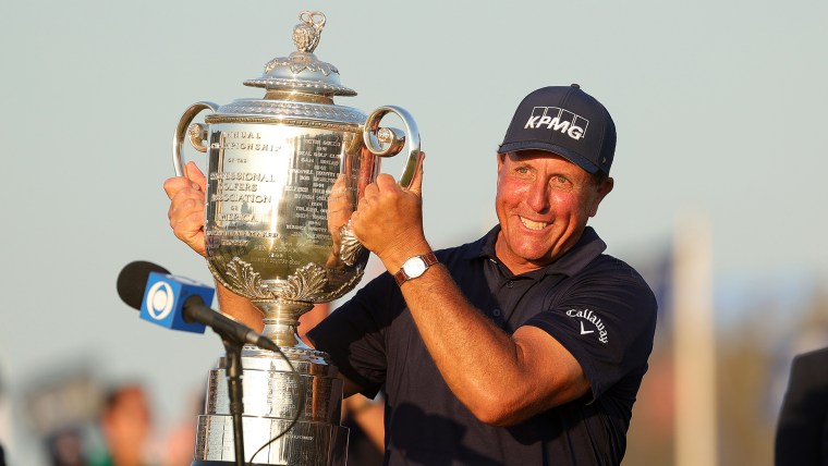 Defending champion Phil Mickelson