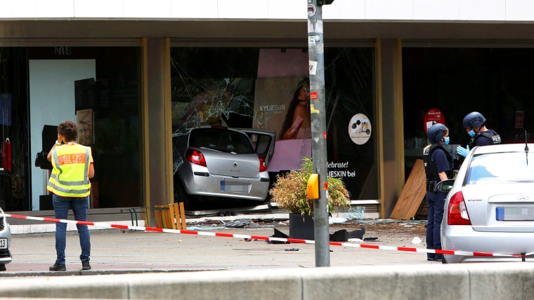 Car drives into Berlin crowd, killing at least 1
