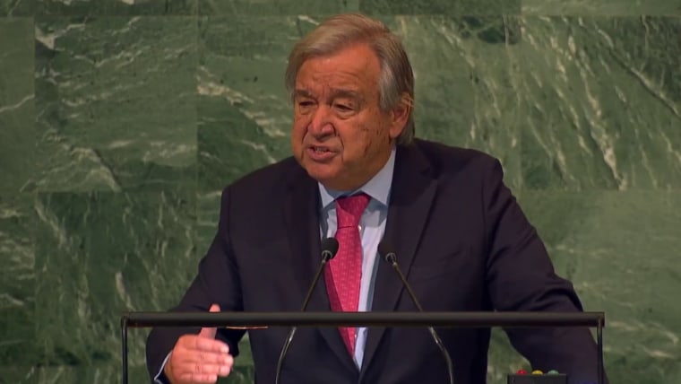 U N secretary general says polluters must pay calls for extra tax