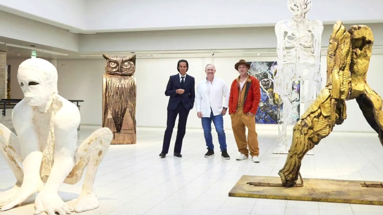 Brad Pitt Makes Surprise Sculptor Debut in Finland