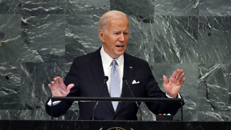 Biden says Russia ‘shamelessly violated’ U.N. principles in Ukraine after Putin escalates conflict