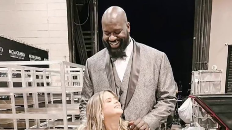 Maren Morris And Shaquille O'Neal Are Poking Fun At Their Heights