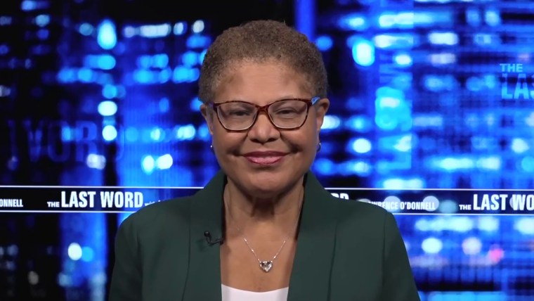 Karen Bass on becoming first woman mayor of Los Angeles