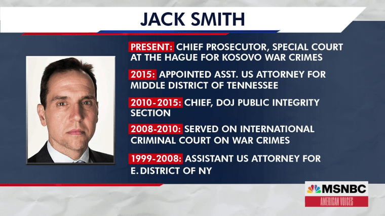 Who is Jack Smith, the special counsel investigating Donald Trump