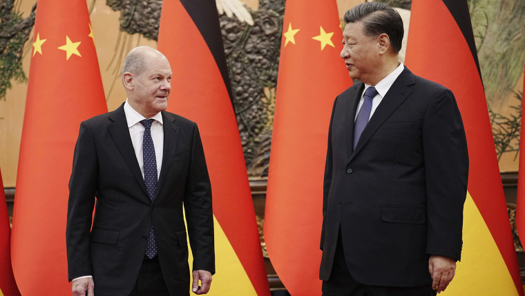 German Chancellor Scholz meets President Xi on one-day visit to China