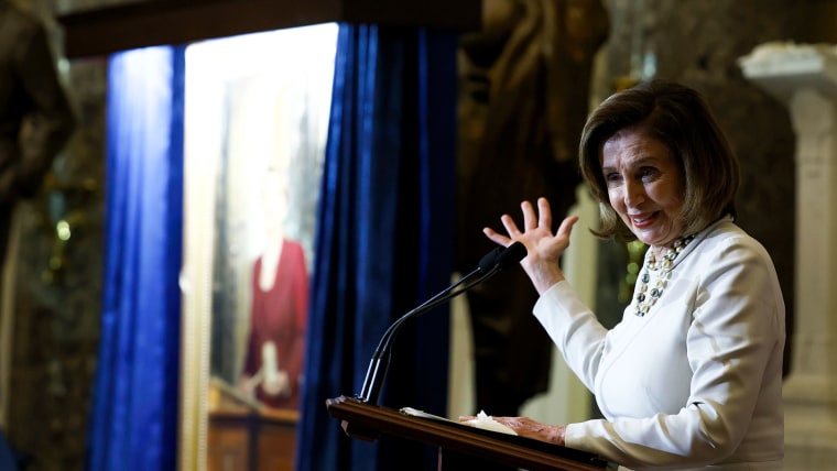Nancy Pelosi portrait unveiled, former House Speaker John Boehner pays ...