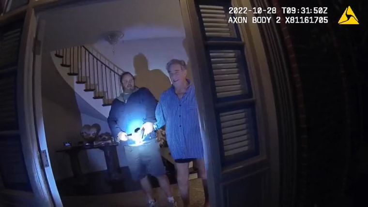 Bodycam video shows moment Paul Pelosi is attacked with hammer