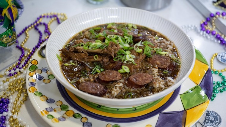 Duck and Andouille gumbo: Get the recipe!