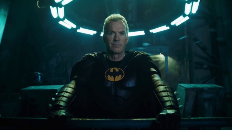 Michael Keaton suits up as Batman in new trailer for 'The Flash'