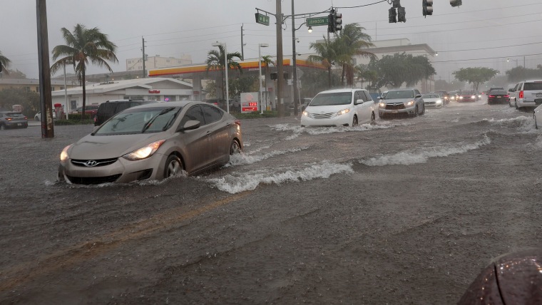 Major flooding hits parts of south Florida as wet weather brings heavy rain