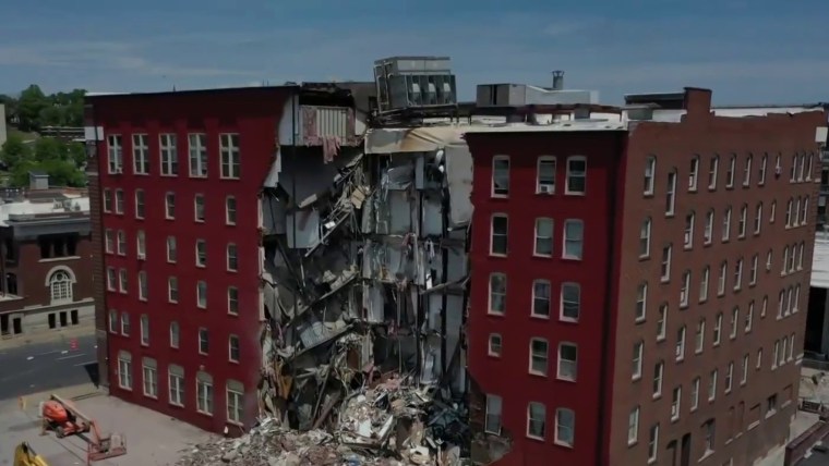 Partial building collapse in Davenport, Iowa leaves community desperate ...