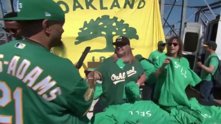 Oakland A's fans stage 'reverse boycott' to protest team's planned