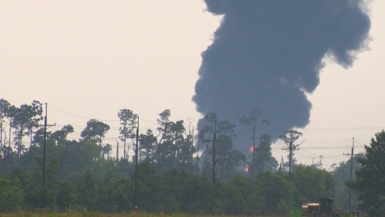 Fire at Louisiana oil tank farm prompts evacuations