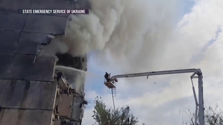 Two missiles launched into Ukraine 24 hours after drones explode in Moscow