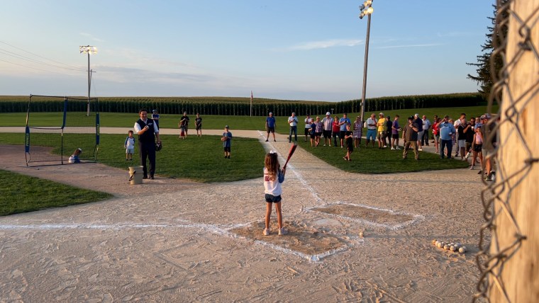 Ron DeSantis visits the Field of Dreams in Dyersville