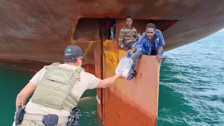 Four Nigerians rescued in Brazil spent 14 days on ship’s rudder