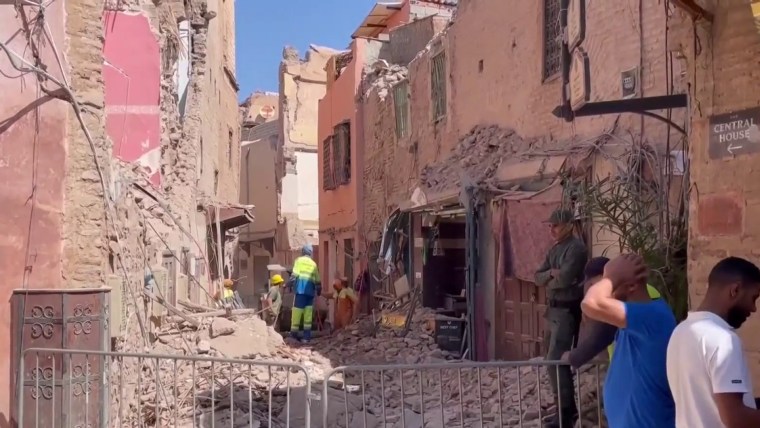 morocco earthquake tourist area