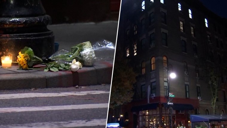 Matthew Perry memorial outside NYC Friends apartment grows as fans leave  flowers and heartfelt tributes to late star following his shock death aged  54