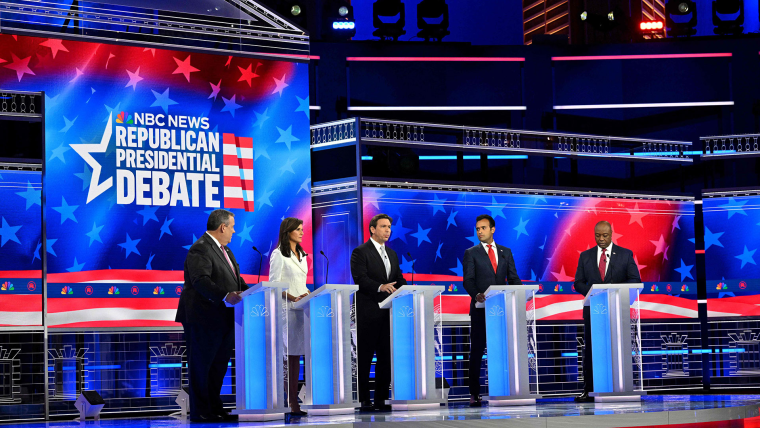 Republican candidates speak about Social Security at presidential debate