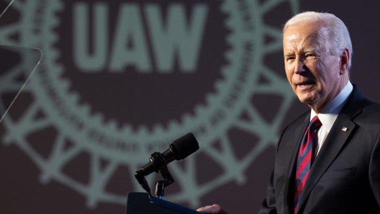 Biden receives endorsement from the United Auto Workers