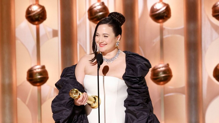 Lily Gladstone says historic Golden Globe win is for "every little rez kid"