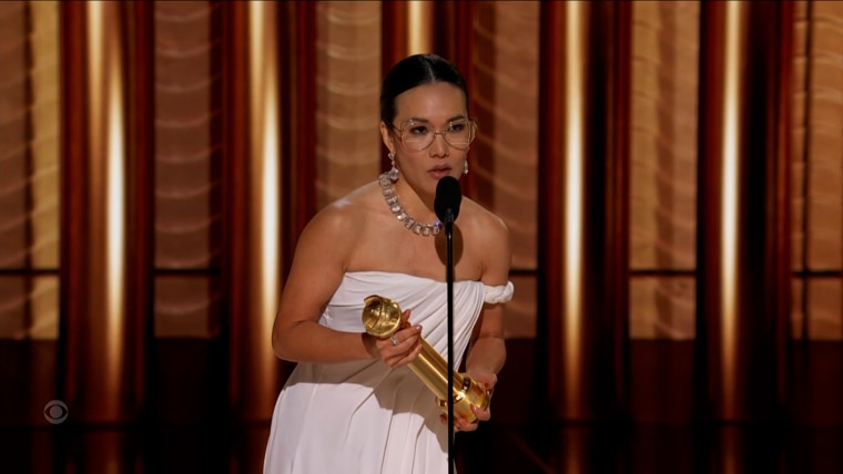 Ali Wong makes history as first Asian American to win best actress in limited series