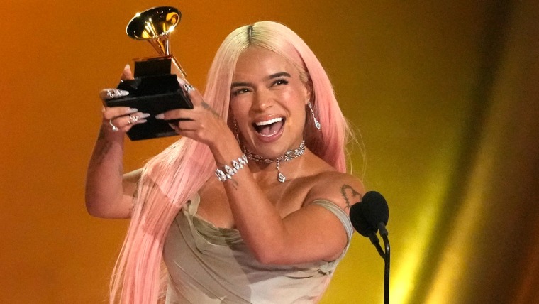 Karol G makes history as first female reggaeton to win Grammy