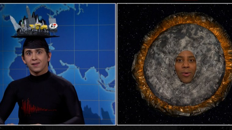 Earthquake and solar eclipse face off on ‘SNL’