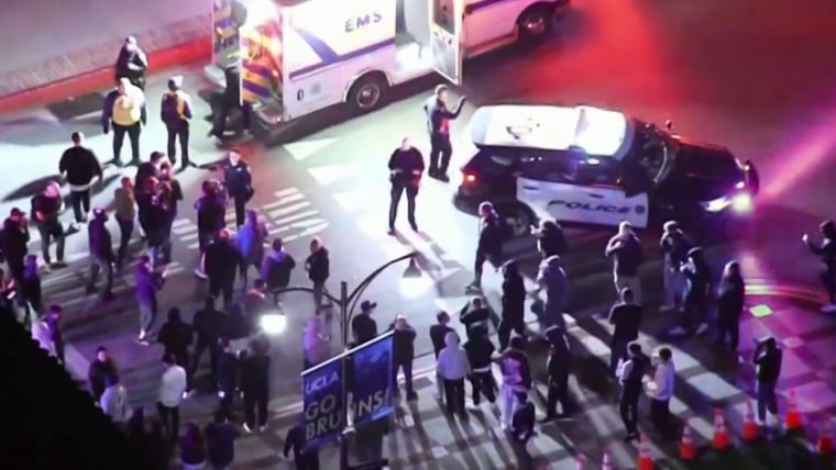 Protests at UCLA turn violent